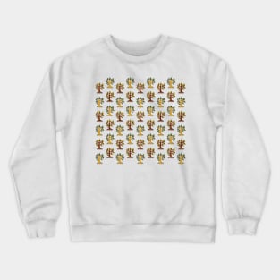 Tree of life pattern Crewneck Sweatshirt